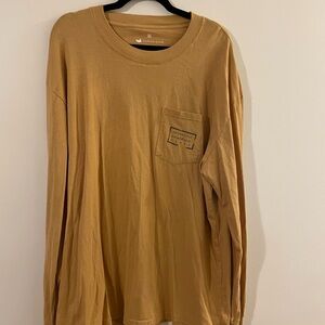 Southern Marsh Men's mustard yellow Long Sleeve Tee